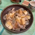アイントンちゃん's cooksnap of when they made 節約満足【豚こまと玉ねぎの甘辛梅炒め】.
