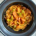 福来雀's cooksnap of when they made ☆喫茶店の味のナポリタン☆.