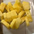 きゃろぽて's cooksnap of when they made パイナップルの切り方.
