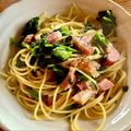 珍獣使い's cooksnap of when they made ほうれん草のニンニクバターパスタ.