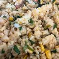 tomitomico's cooksnap of when they made レンジ5分でＯＫ☆驚きのパラパラ炒飯.