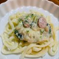 Mimiromi's cooksnap of when they made 鶏肉とチンゲン菜のクリーム煮.