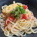 とひなそ's cooksnap of when they made 夏に食べたい！トマトとツナの冷製パスタ.