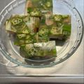 ハッカ飴's cooksnap of when they made かにかまとオクラの寒天寄せ.