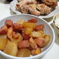 みぃぃちゃま's cooksnap of when they made ベーコンと大根の煮物.