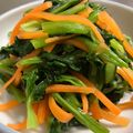 chocoraママ's cooksnap of when they made 昆布だし香る！小松菜の浅漬け風サラダ.