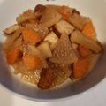 クックECV9QY☆'s cooksnap of when they made 大根とさつま揚げの胡麻煮.