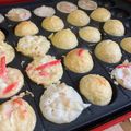 papikun's cooksnap of when they made 【簡単おやつ】たこ焼き？お好み焼き？.