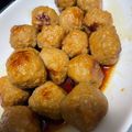 Marika♡'s cooksnap of when they made 超簡単！業務スーパーの肉団子でつくね.