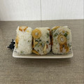 tuxedocat's cooksnap of when they made 簡単♡ちくわの磯辺揚げ風おにぎり♡.