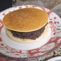 ぽんぽまつり's cooksnap of when they made 米粉で作る☆簡単もっちりどら焼き。.