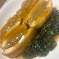 Ｒ's cooksnap of when they made 厚揚げのヘルシー肉詰め.