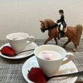 horseland's cooksnap of when they made いちご小豆ミルク✨.