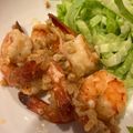 もも忍者's cooksnap of when they made ガーリックシュリンプ.