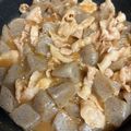 つぶなお's cooksnap of when they made こってり旨々！豚ばらこんにゃく味噌煮込み.