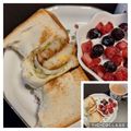 ほか弁ママ's cooksnap of when they made エビカツorコロッケのホットサンド.