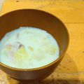 ちーまぐ's cooksnap of when they made 新じゃがと春キャベツの豆乳味噌スープ.
