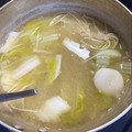 クックPV5TVT☆'s cooksnap of when they made 白菜とえのきと生姜のお味噌汁.