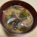 わたさな2016's cooksnap of when they made -さつま芋の皮＾＾味噌汁✿-.
