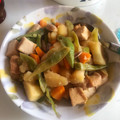 きゃらめる11's cooksnap of when they made 厚揚げ・じゃが芋とインゲンの煮物＊旨煮.