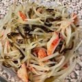 Faiza's cooksnap of when they made 洋風♪もやし・カニカマの塩こんぶ和え.