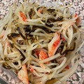Faiza's cooksnap of when they made 洋風♪もやし・カニカマの塩こんぶ和え.