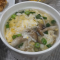 rarararako's cooksnap of when they made たっぷりきのことふわふわ卵の白だしスープ.