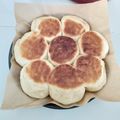 おめめ◉ちゃん's cooksnap of when they made 発酵から焼きまでフライパンでちぎりパン♪.