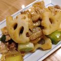 クックE04FUY☆'s cooksnap of when they made ご飯が進む♡豚バラと蓮根と長葱の甘酢炒め.