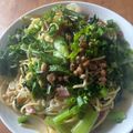 はるのりゅう's cooksnap of when they made ワンパン絶品！ベーコンと納豆の和風パスタ.