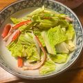 hiromi17's cooksnap of when they made 【楽めし】白菜とカニカマのサラダ２.