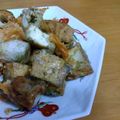 すうがん's cooksnap of when they made 簡単チーズ羽根有！竹輪と厚揚げの磯部揚げ.