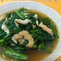 ちーまぐ's cooksnap of when they made 春菊と油揚の煮びたし.