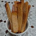 さおりMOM's cooksnap of when they made パン耳で揚げないバターシュガーラスク♡.