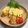 Etsu☆ko's cooksnap of when they made 卵焼き～♡葱入りほんのり甘め♡.
