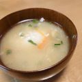 よるおそ's cooksnap of when they made 【風邪】卵と千切りキャベツの味噌汁.