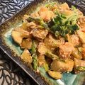 ちゃかぴまま's cooksnap of when they made 炒めポテトの明太子ソース和え.