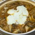 ★なみ☆'s cooksnap of when they made ピリ辛！極うま！鶏キムチのチーズ鍋.