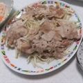 きらり流れ星's cooksnap of when they made 超簡単なもやし豚.