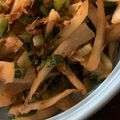 MULA's cooksnap of when they made 使い切る【大根の皮と干しえびのキンピラ】.