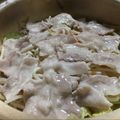 漣's cooksnap of when they made 春キャベツともやしの豚バラ蒸し.