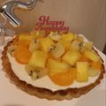 まこっち★'s cooksnap of when they made 2歳の誕生日☆簡単フルーツタルト☆ケーキ.