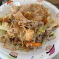 ミアンミアン's cooksnap of when they made めんつゆで♡豚肉と白菜の梅おかか炒め.
