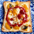 悠LOVE航's cooksnap of when they made 煮物リメイク！しらす カボチャトースト.