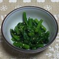 レオミウ's cooksnap of when they made 菜の花・からし菜のからし醤油和え.
