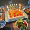 パール子's cooksnap of when they made コストコ風♪苺のクリスマスケーキ☆.