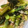 mantacarp's cooksnap of when they made お弁当に！小松菜のおかか和え❀.