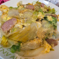 ゆるмαмα's cooksnap of when they made 簡単(*^-^*)レタスとベーコン炒め.