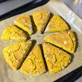 ミケランジェロ's cooksnap of when they made 砂糖・グルテンフリーのかぼちゃスコーン.