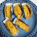 小花柄's cooksnap of when they made レンジ＆トースターさつま芋スイートポテト.